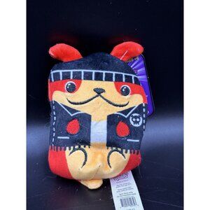 DOGS VS SQUIRLS 4" CARL Plush Stuffed Animal Beanie #7‎ PURPLE WAVE NWT